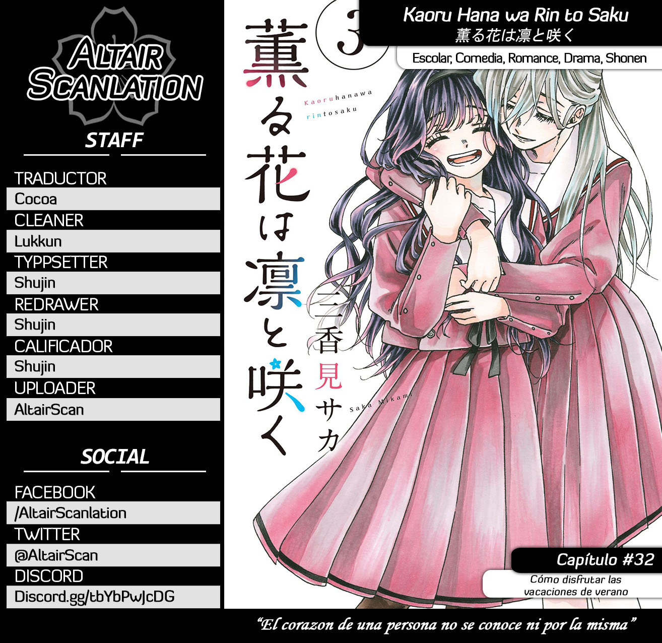 Read Kaoru Hana Wa Rin To Saku (es) Manga Online