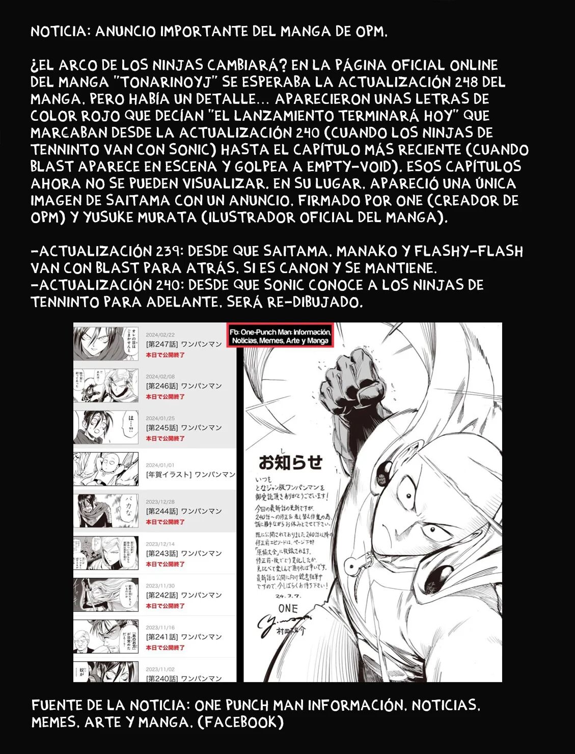 Read One Punch-Man (es) Manga Online