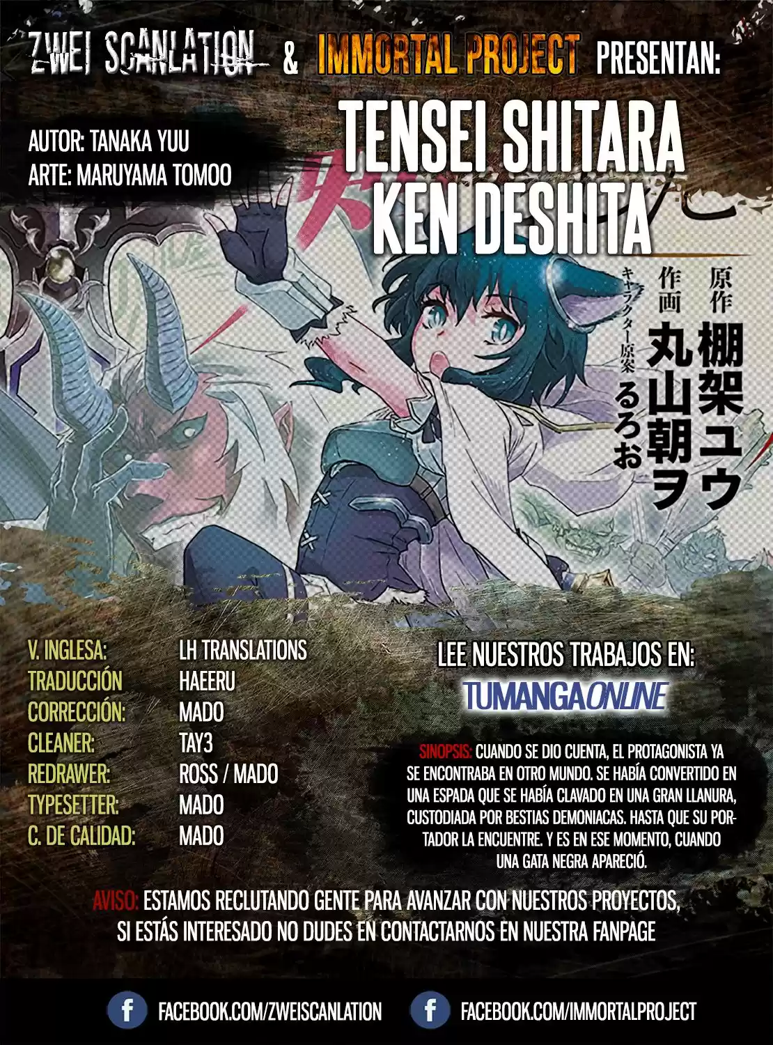Read Tensei Shitara Ken Deshita (es) Manga Online