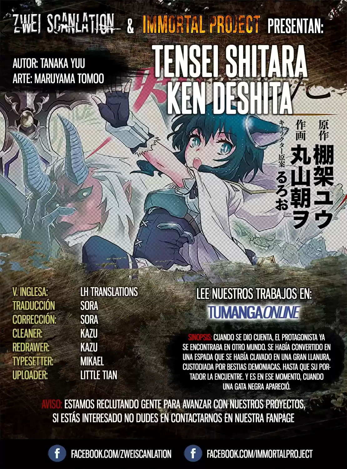 Read Tensei Shitara Ken Deshita (es) Manga Online
