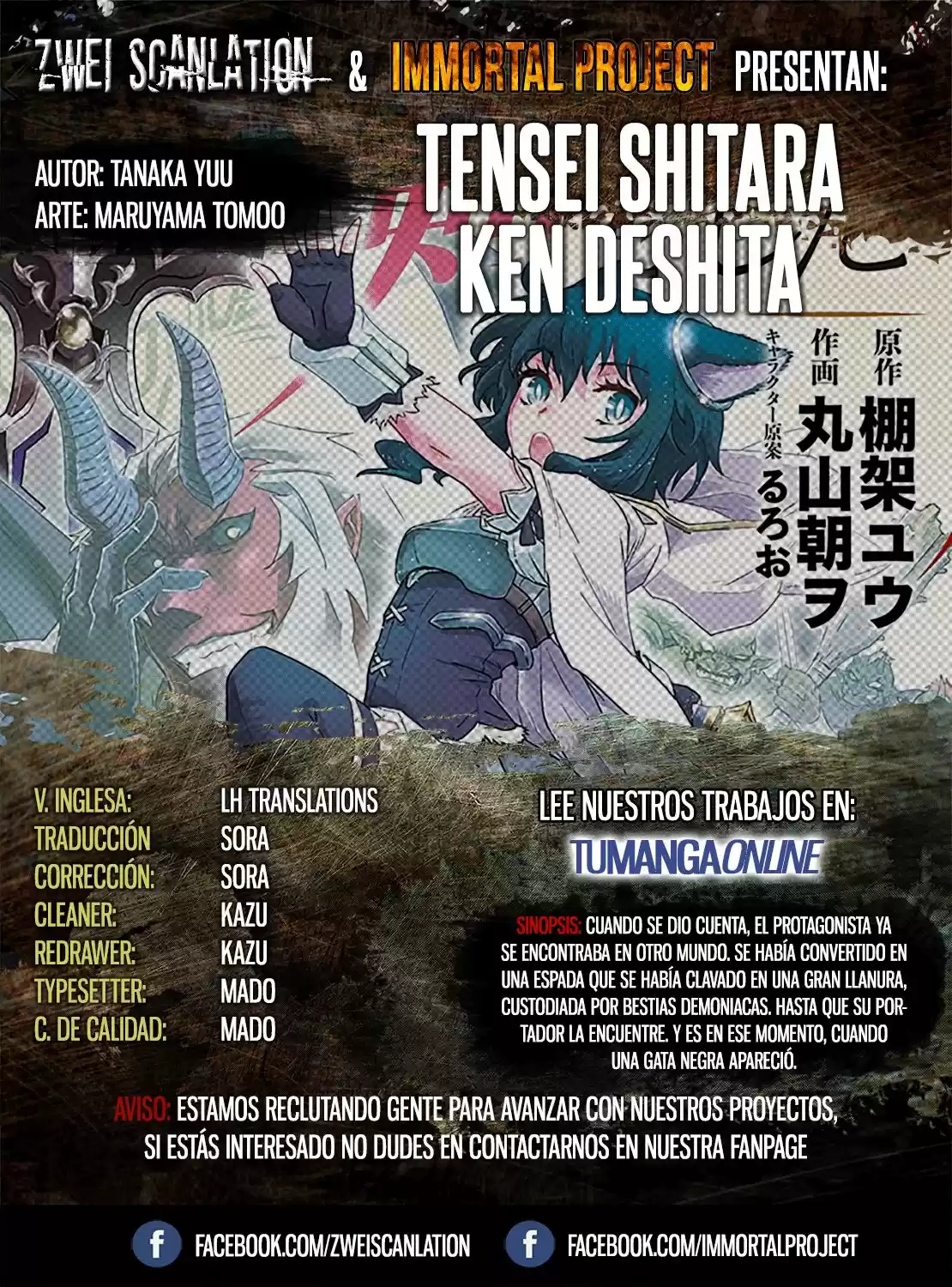 Read Tensei Shitara Ken Deshita (es) Manga Online