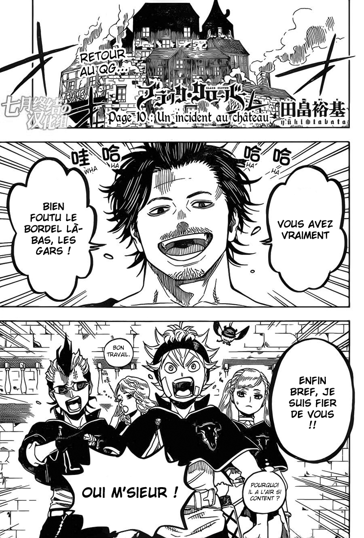 Read Black Clover (fr) Manga Online