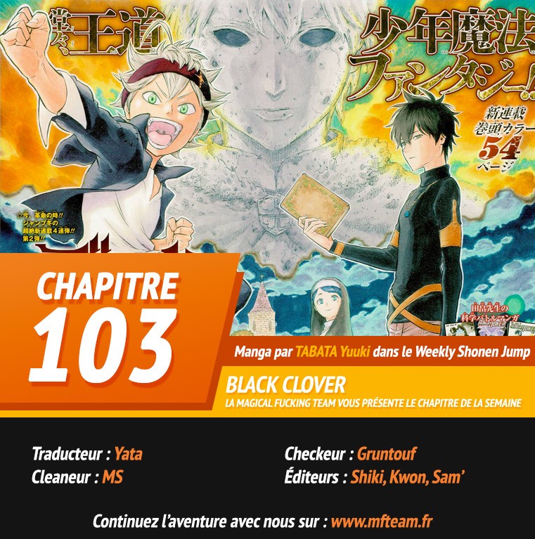 Read Black Clover (fr) Manga Online
