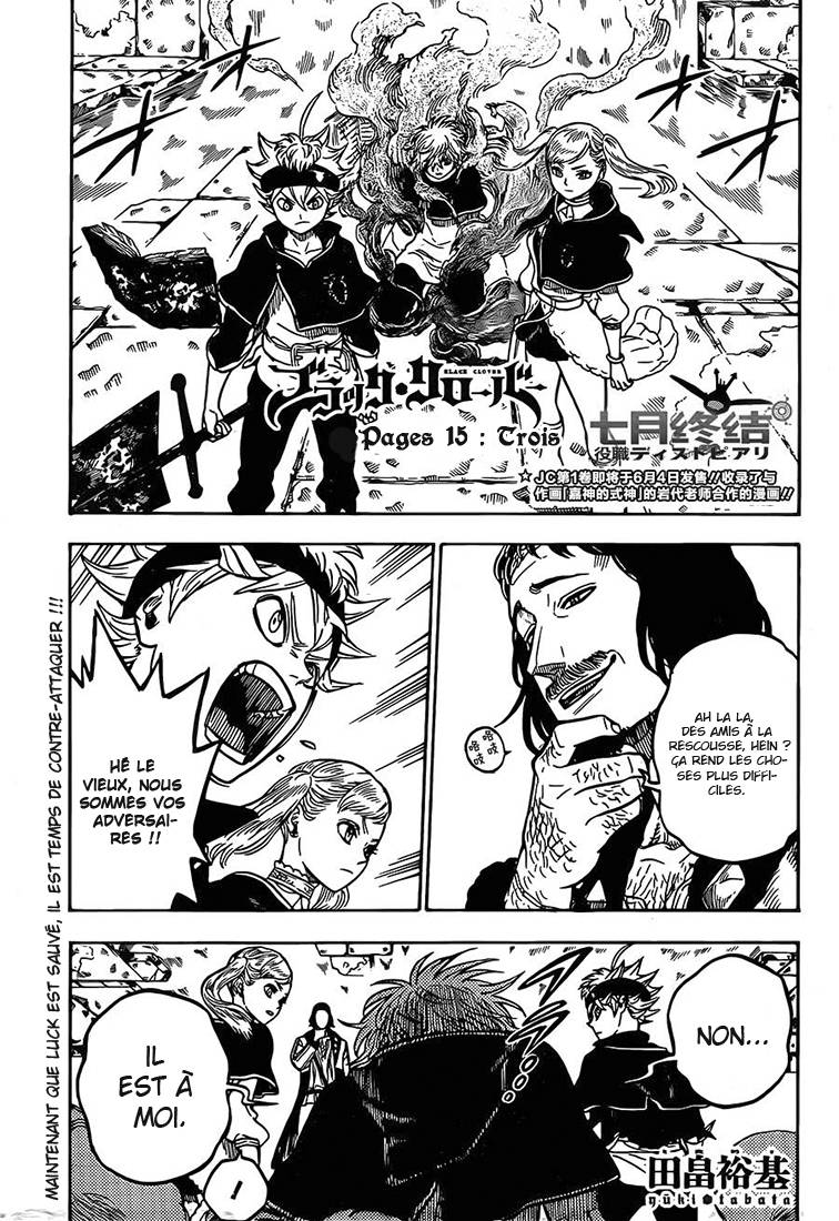 Read Black Clover (fr) Manga Online