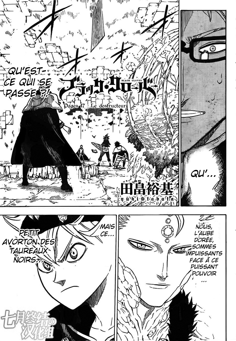 Read Black Clover (fr) Manga Online