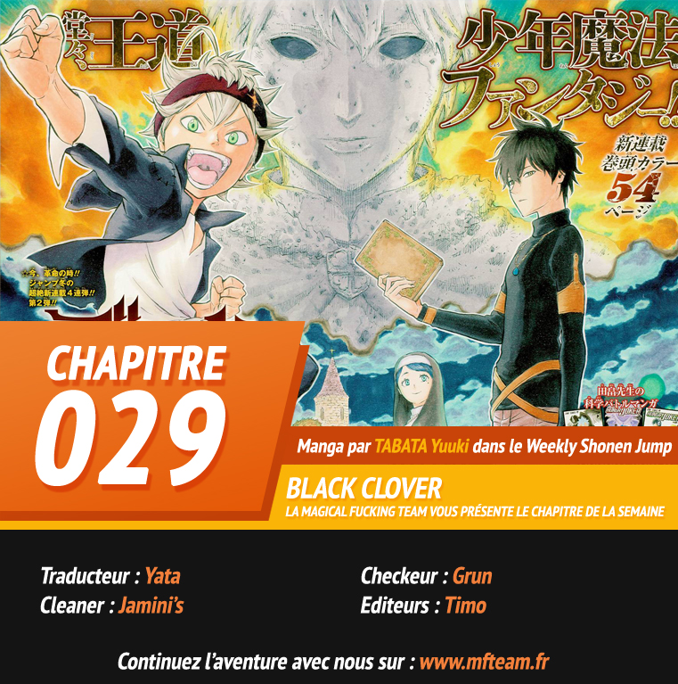 Read Black Clover (fr) Manga Online