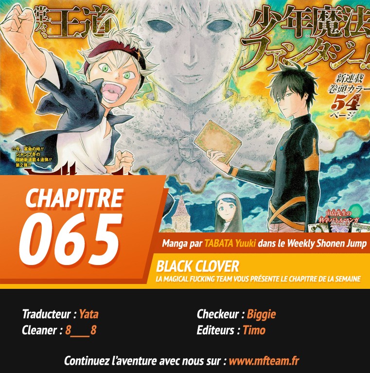 Read Black Clover (fr) Manga Online