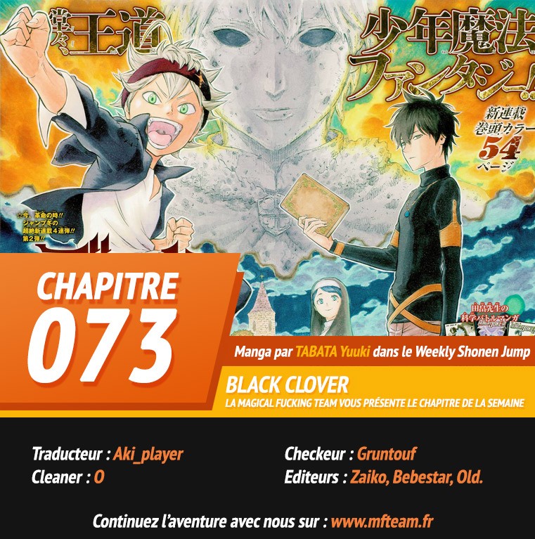 Read Black Clover (fr) Manga Online