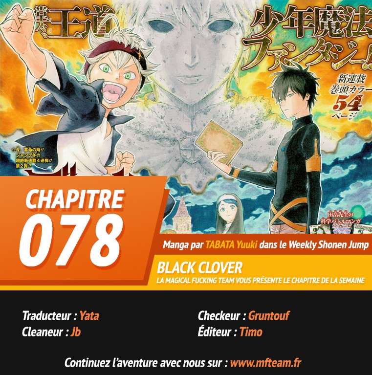 Read Black Clover (fr) Manga Online