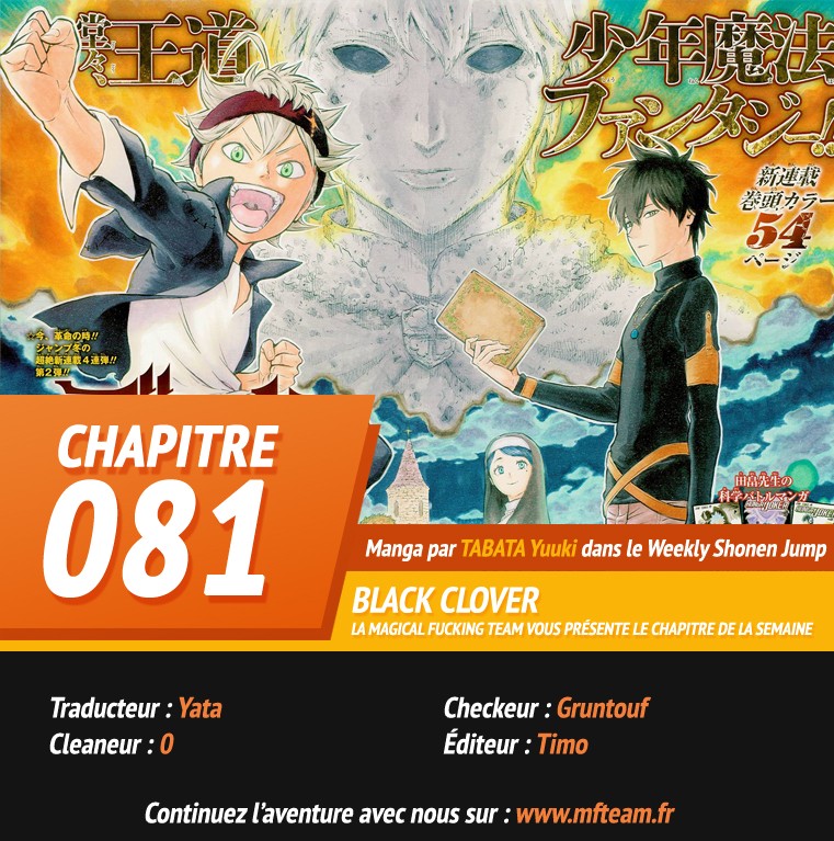 Read Black Clover (fr) Manga Online