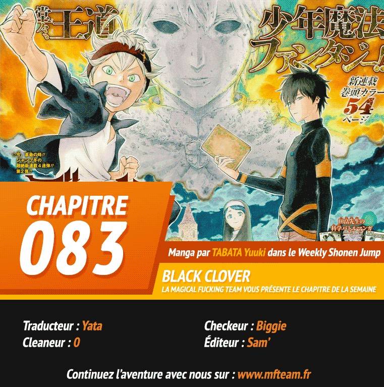 Read Black Clover (fr) Manga Online