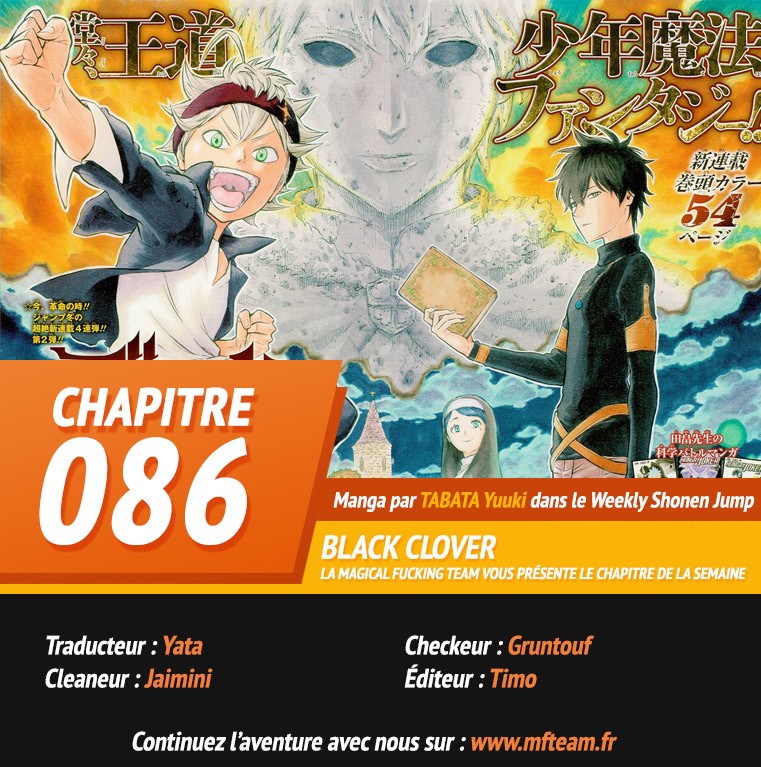 Read Black Clover (fr) Manga Online