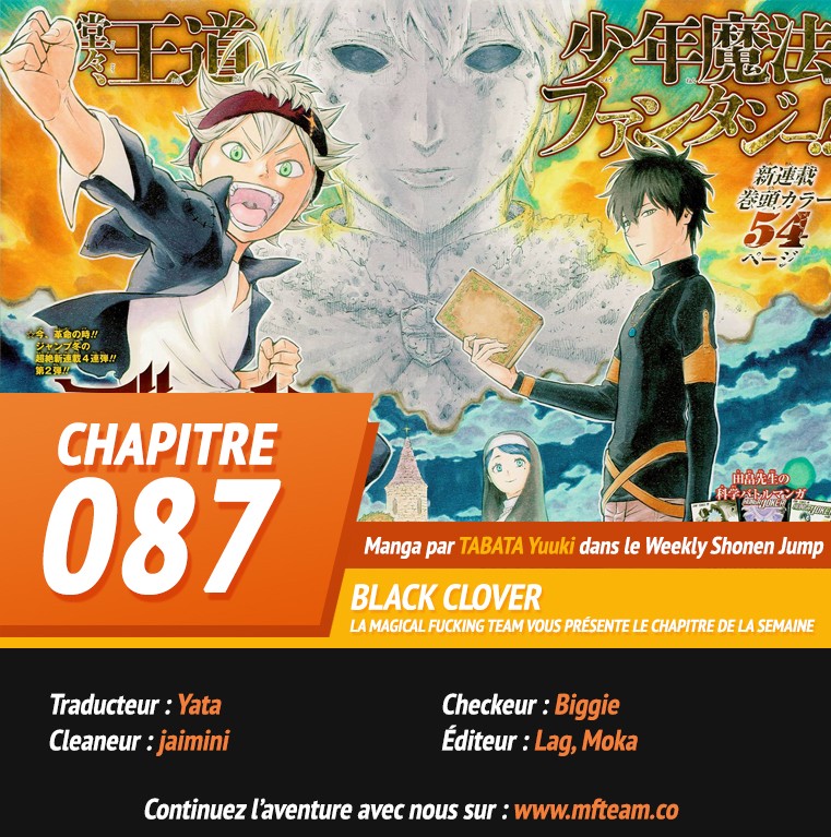 Read Black Clover (fr) Manga Online
