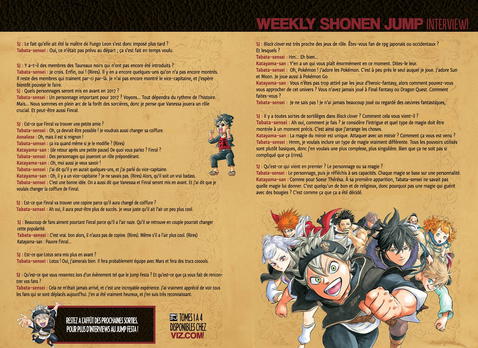 Read Black Clover (fr) Manga Online