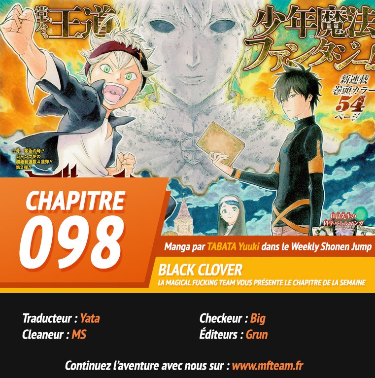 Read Black Clover (fr) Manga Online