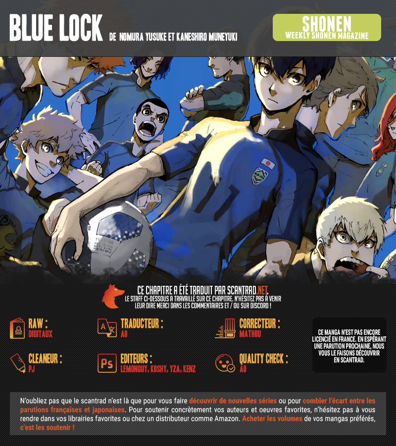 Read Blue Lock (fr) Manga Online
