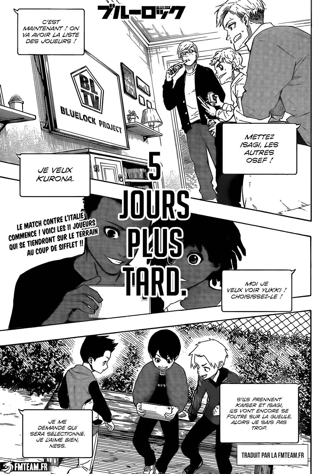 Read Blue Lock (fr) Manga Online