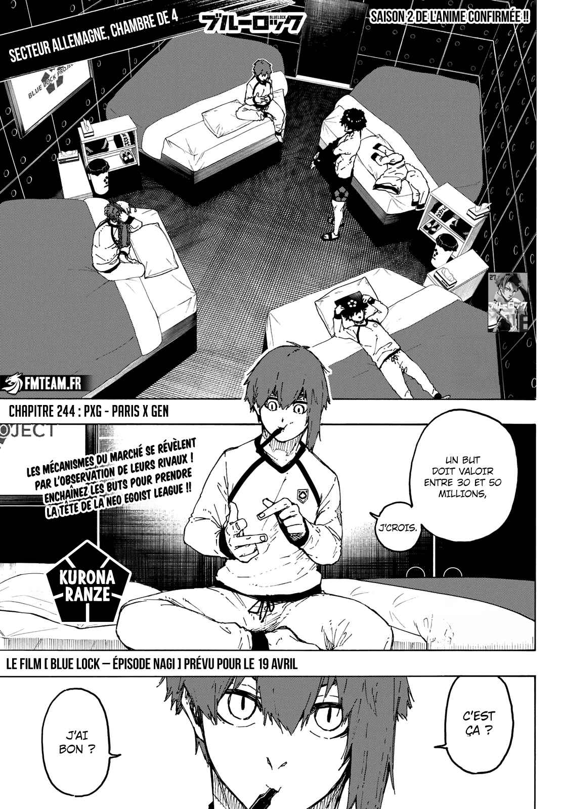 Read Blue Lock (fr) Manga Online