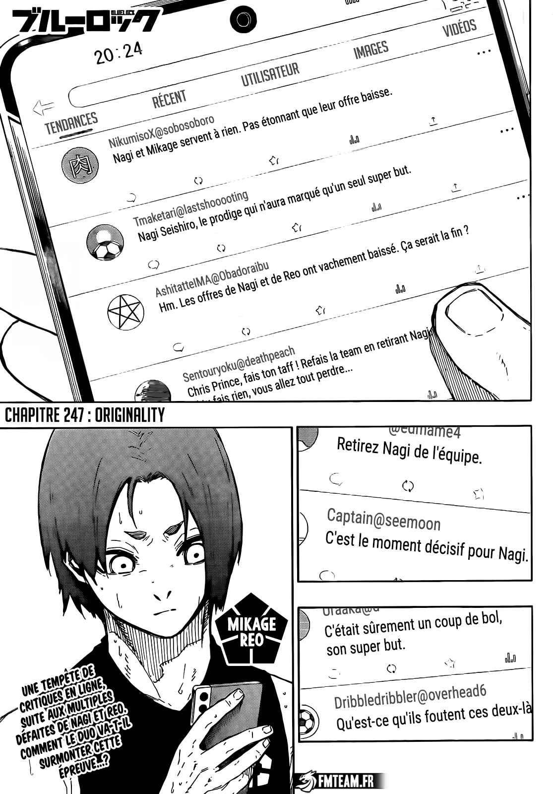 Read Blue Lock (fr) Manga Online
