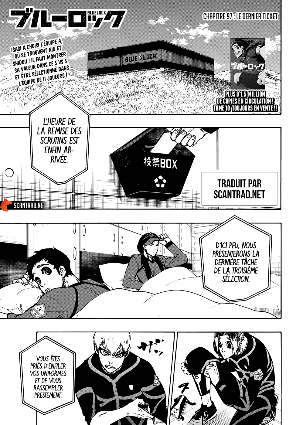 Read Blue Lock (fr) Manga Online