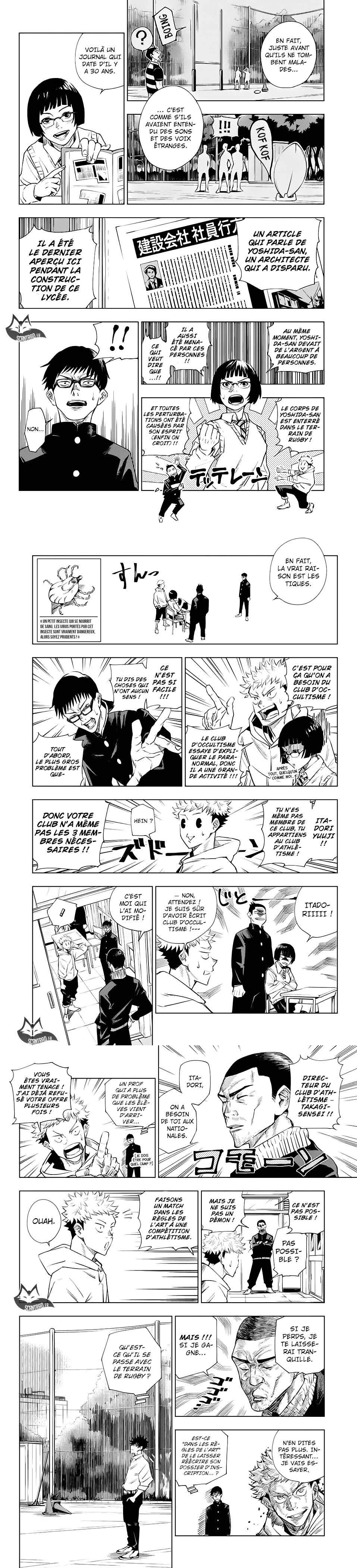 Read Jujutsu Kaisen (fr) Manga Online