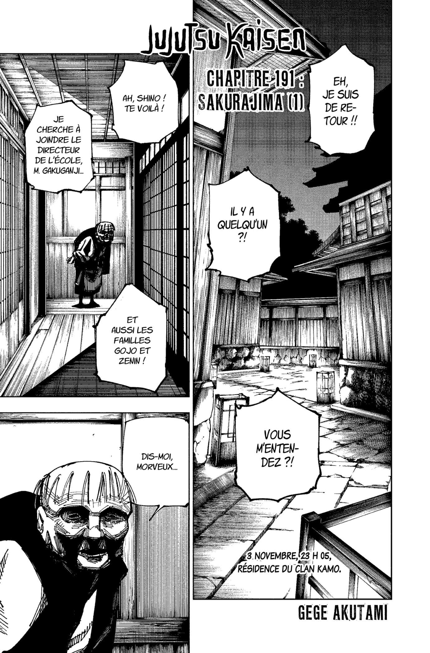 Read Jujutsu Kaisen (fr) Manga Online
