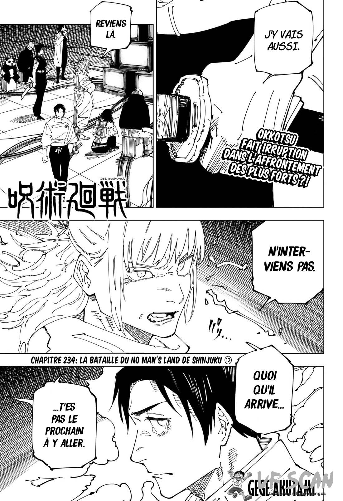 Read Jujutsu Kaisen (fr) Manga Online