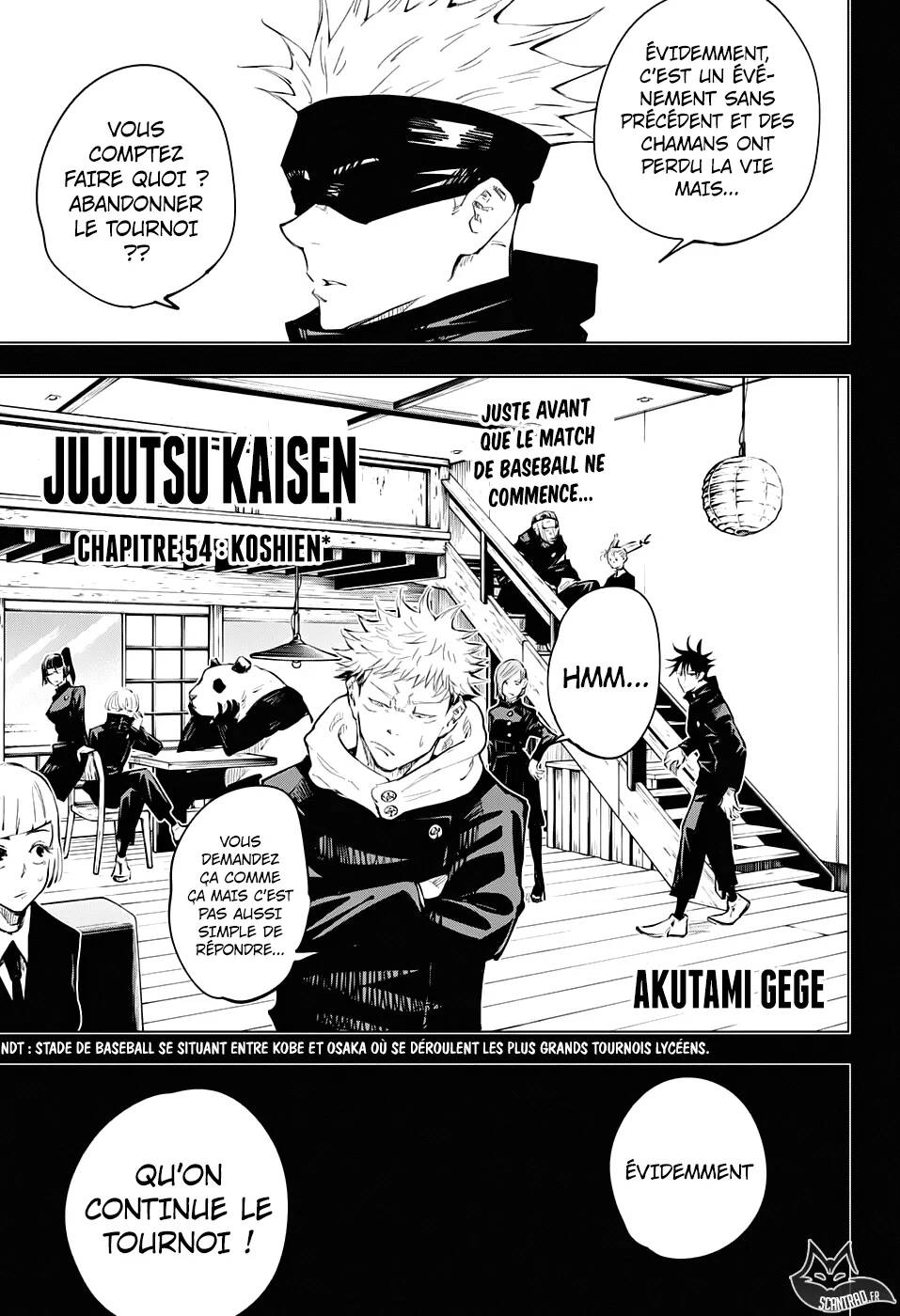 Read Jujutsu Kaisen (fr) Manga Online