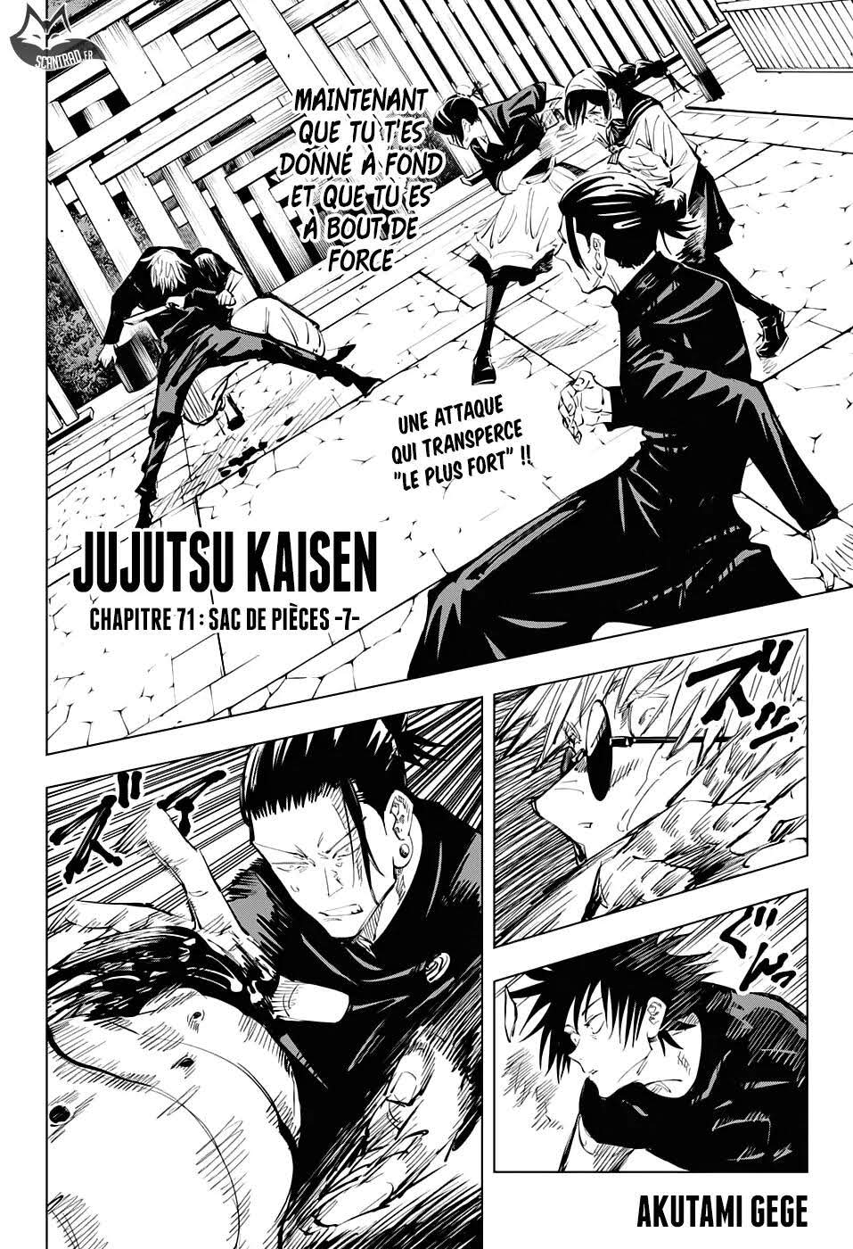 Read Jujutsu Kaisen (fr) Manga Online