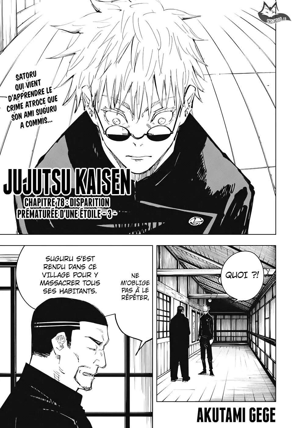 Read Jujutsu Kaisen (fr) Manga Online