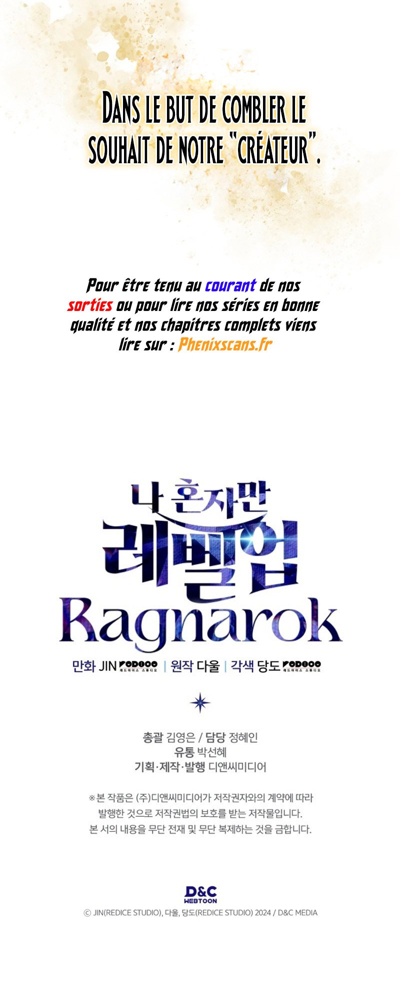 Read Solo Leveling Ragnarok (fr) Manga Online