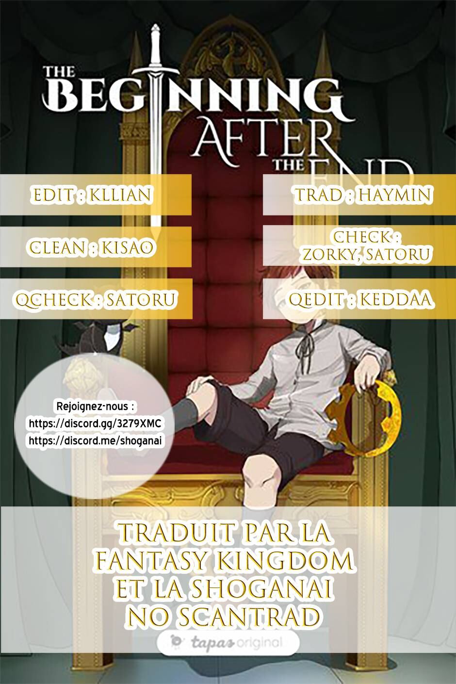 Read The Beginning After the End (fr) Manga Online