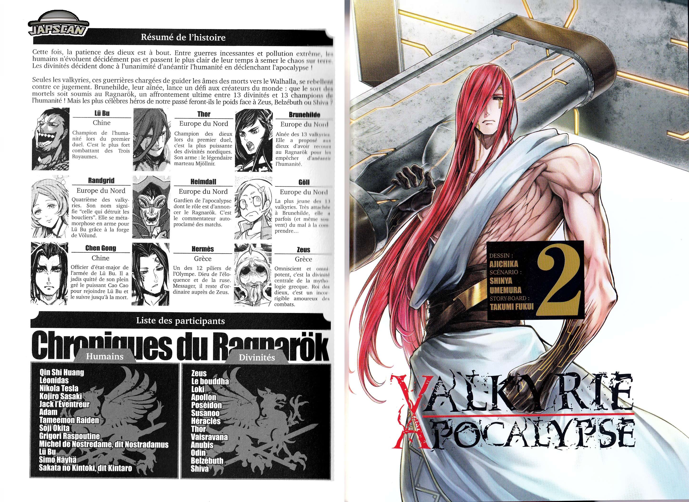 Read Valkyrie Apocalypse (fr) Manga Online